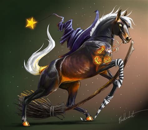 The Witch's Horse as a Traveller between Worlds